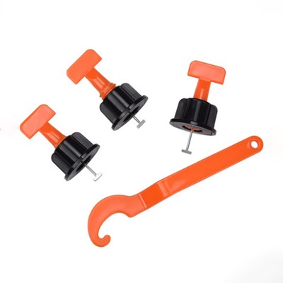 Floor Wall Tile Leveler Tools Reusable Tile Levelling System with Special Wrench